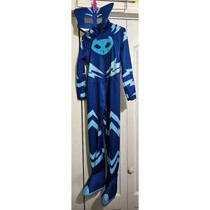 PJ Masks Catboy Toddler Costume 3T-4T Cat Boy Disguise Mask Tail Jumpsuit Blue